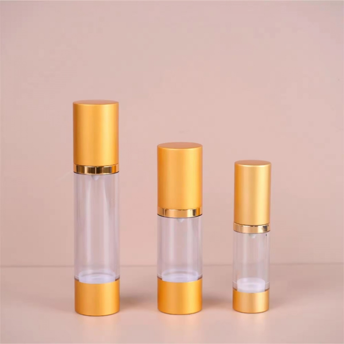 Reusable AS Material Airless Pump Bottle