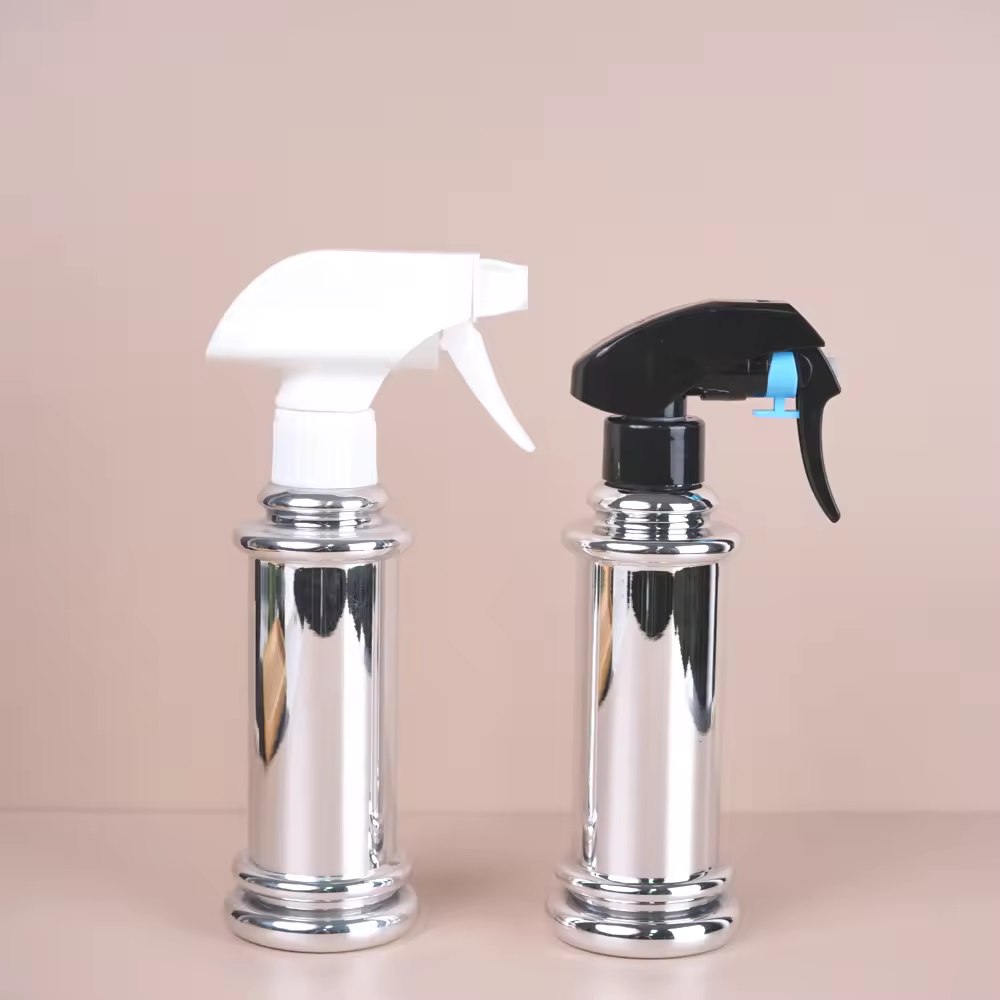 200ML ELECTROPLATED SILVER HAIR SPRAY BOTTLE